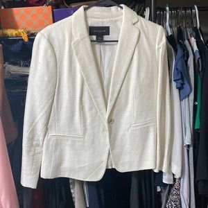 Ann Taylor White Blazer